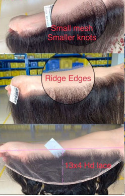 She Classic Collection - 13x4 Virgin Brazilian Transparent Lace Frontal - SheBySherayWigs