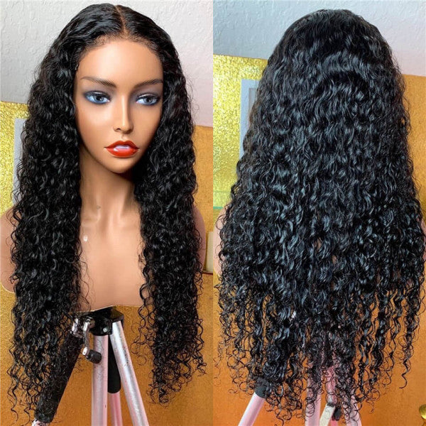 Opulence Collection - Deep Wave Virgin Brazilian Lace Closure Wigs - SheBySherayWigs