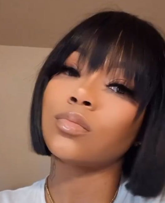 Virgin Brazilian Summer Bob w/bangs - SheBySherayWigs