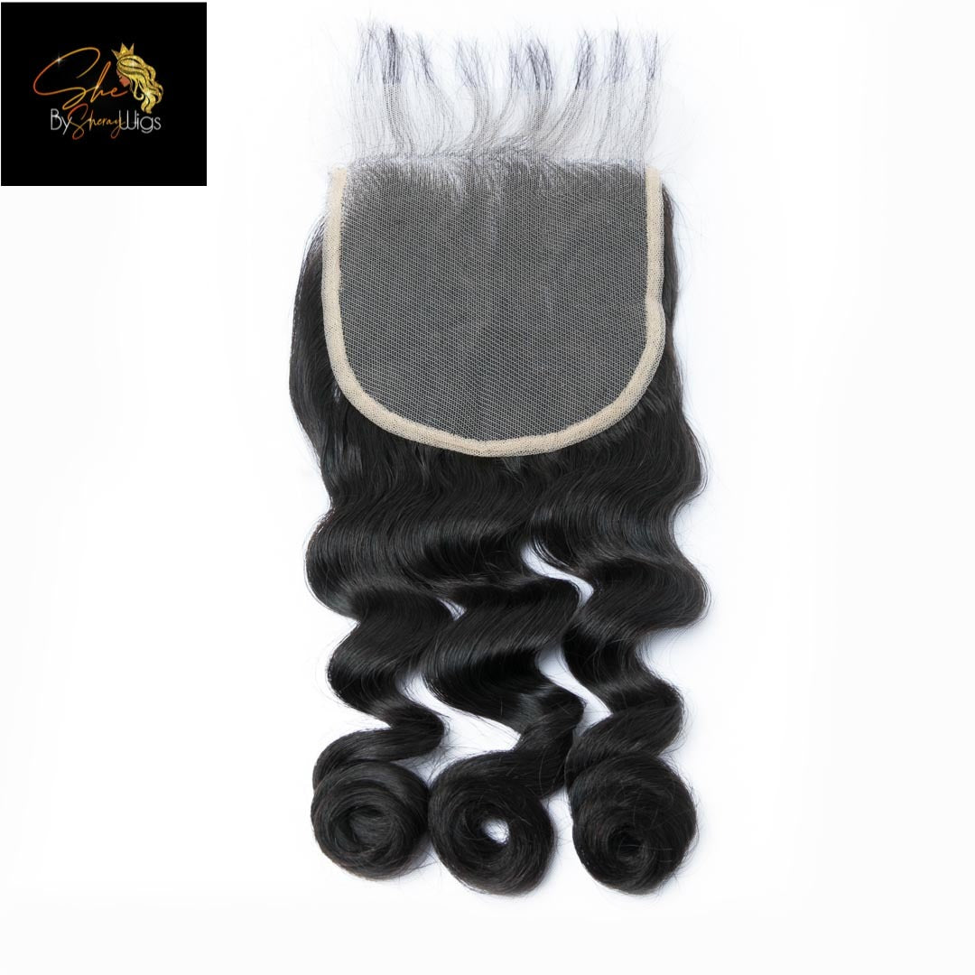 5x5 Brazilian Transparent Lace Closures - SheBySherayWigs