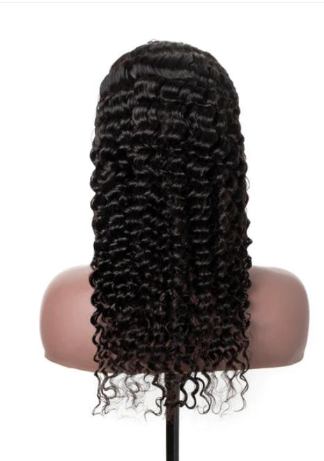 Opulence Collection: Deep Wave 13x4 Brazilian Transparent Lace Frontal Wig - SheBySherayWigs